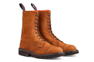 Lucia Super Boot - Whisky Hydro Nubuck - R E Tricker Ltd