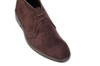 Polo Chukka Boot - Coffee Castorino Suede - R E Tricker Ltd