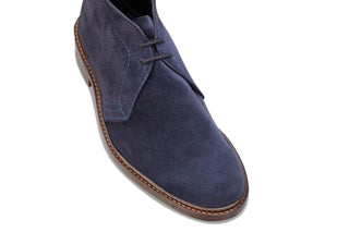 Polo Chukka Boot - Navy Castorino Suede - R E Tricker Ltd