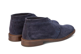Polo Chukka Boot - Navy Castorino Suede - R E Tricker Ltd