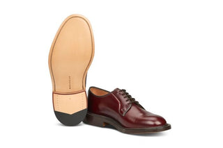 Robert Derby Shoe - Burgundy Bookbinder - R E Tricker Ltd