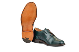 Robert Derby Shoe - Lightweight - Green Cutter - R E Tricker Ltd