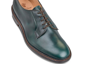 Robert Derby Shoe - Lightweight - Green Cutter - R E Tricker Ltd