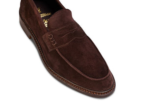 Sonny Penny Loafer - Coffee Castorino - R E Tricker Ltd