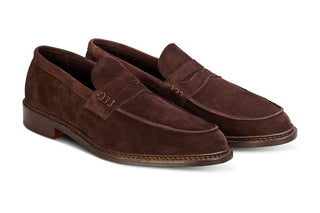 Sonny Penny Loafer - Coffee Castorino - R E Tricker Ltd