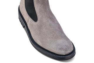 Stephen Chelsea Boot - Grey Castorino Suede - R E Tricker Ltd