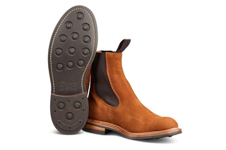 Stephen Chelsea Boot - Whisky Hydro Nubuck - R E Tricker Ltd