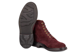 Stow Country Boot - Barolo Castorino Suede - R E Tricker Ltd