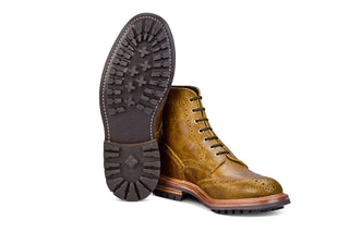 Stow Country Boot - Ginger Pull-Up Full Grain Tricker's Exclusive) - R E Tricker Ltd