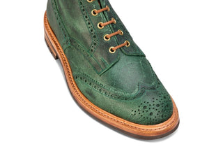 Stow Country Boot - Green Pull-Up Full Grain Tricker's Exclusive) - R E Tricker Ltd