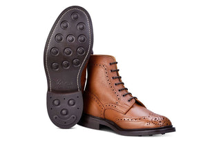 Stow Country Boot - Sienna Scotch Grain - R E Tricker Ltd