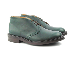 Winston Chukka Boot - Green Olivvia Scotch Grain - R E Tricker Ltd