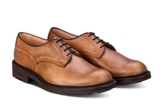 Woodstock Plain Derby Country Shoe - Gaucho Kudu - R E Tricker Ltd