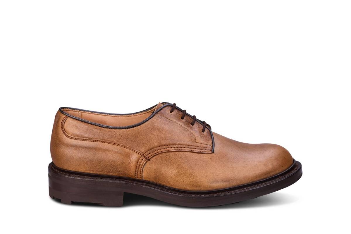 Woodstock Plain Derby Country Shoe Gaucho Kudu – Tricker's