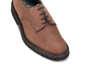 Woodstock Plain Derby Country Shoe - Puce Adriondack - R E Tricker Ltd