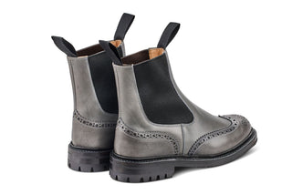 Silvia Country Dealer Boot - Grey Calf