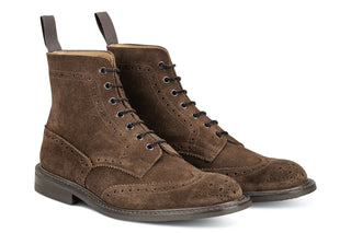 Stow Country Boot - Lightweight - Cafe Repello Suede