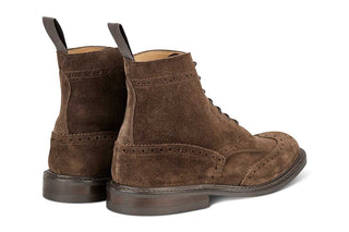 Stow Country Boot - Lightweight - Cafe Repello Suede